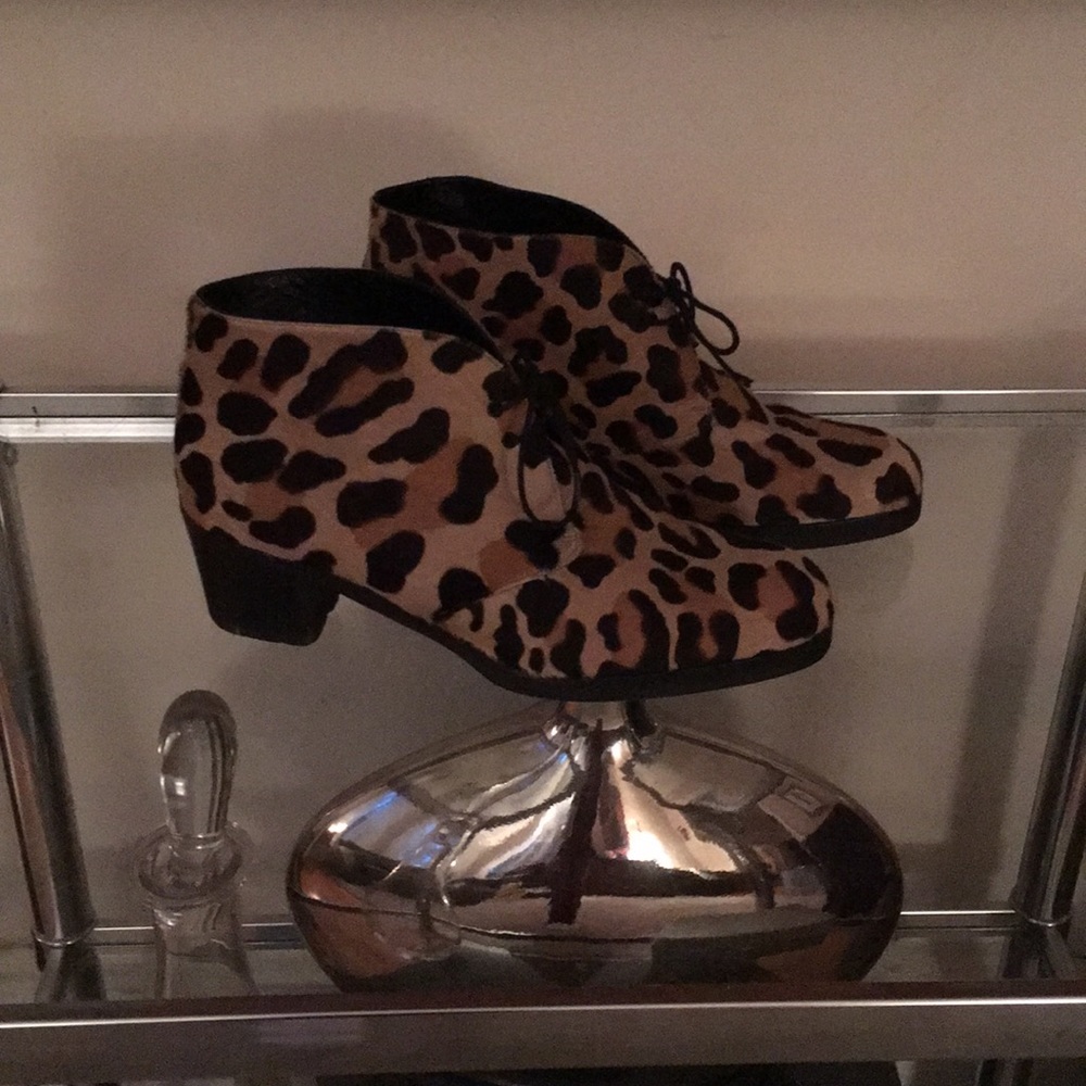 Vintage Anne Klein- Leopard Hair Calf